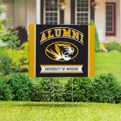 University of Missouri Coroplast Yard Sign Alumni, Collegiate, Home