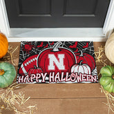 University of Nebraska Halloween PVC Mat, 28"x16", Collegiate