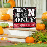 University of Nebraska Yard Sign, Halloween Treats for Fans, Collegiate, Home