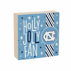 University of North Carolina Block, Holiday, 6x6, Collegiate, Home