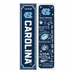 46" Double Sided Leaner, University of North Carolina, Winter Seasonal, Collegiate, Home