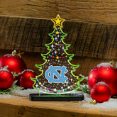 University of North Carolina College Holiday Tree Desklite LED Decor, Collegiate, Home