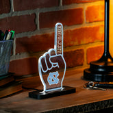 University of North Carolina College Foam Finger Desklite LED Decor, Collegiate, Home