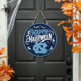 University of North Carolina Halloween Round Door Décor with Hanging R, Collegiate, Home