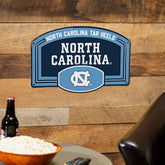 University of North Carolina USA Embossed Steel Wall Sign, 11" x 17", Collegiate, Home