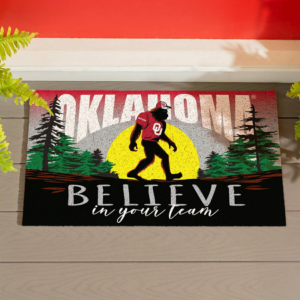 University of Oklahoma Bigfoot PVC Mat, 28"x16", Collegiate