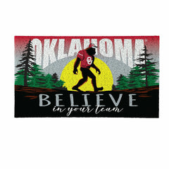 University of Oklahoma Bigfoot PVC Mat, 28"x16", Collegiate