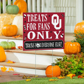 University of Oklahoma Yard Sign, Halloween Treats for Fans, Collegiate, Home