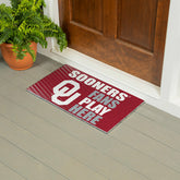 University of Oklahoma Fan Mat, 28"x16", Collegiate