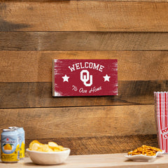 University of Oklahoma Wood Wall Sign, 6x11, Collegiate, Home
