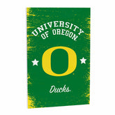 University of Oregon Wood Wall Sign, 16x24, Collegiate, Home
