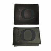 University of Oregon, Bi-Fold and Tri-Fold Wallet Gift Set, Black, Collegiate, Home
