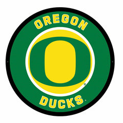 LED Wall Decor, Round, University of Oregon, Collegiate, Home