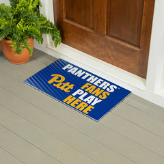 University of Pittsburgh Fan Mat, 28"x16", Collegiate