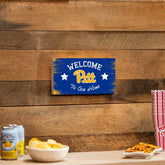 University of Pittsburgh Wood Wall Sign, 6x11, Collegiate, Home