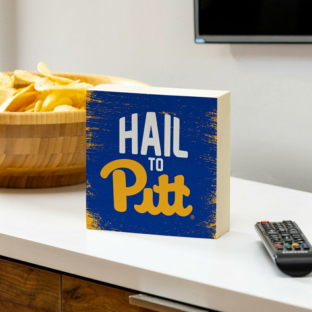University of Pittsburgh Plock, Down Home Fans, 6x6, Collegiate, Home