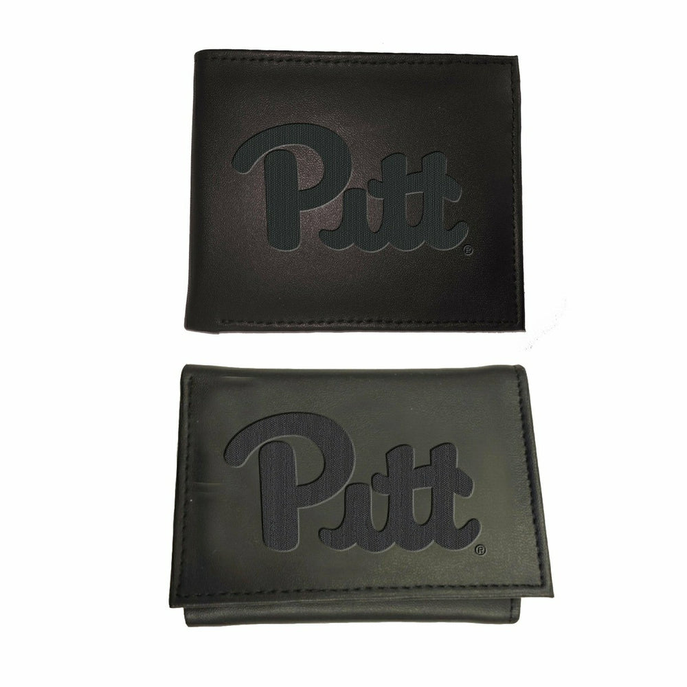 University of Pittsburgh, Bi-Fold and Tri-Fold Wallet Gift Set, Black, Collegiate, Home