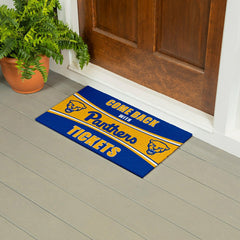 28" x 16" PVC Trapper Mat, Come Back with Tickets, University of Pitts, Collegiate