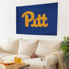 University of Pittsburgh Single Sided Estate Flag with 2 Grommets, 3'x, Collegiate, Home