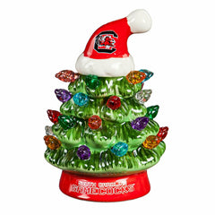 4" Mini LED Tabletop Christmas Tree, Set of 2, University of South Car, Collegiate, Home