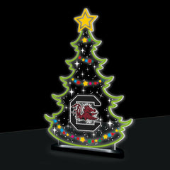 University of South Carolina College Holiday Tree Desklite LED Decor, Collegiate, Home