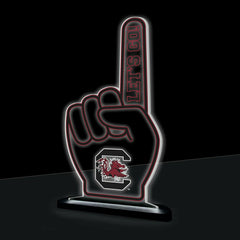 University of South Carolina College Foam Finger Desklite LED Decor, Collegiate, Home