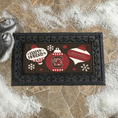 University of South Carolina Holiday Flocked Coir Sassafras Switch Mat, Collegiate