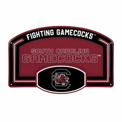 University of South Carolina USA Embossed Steel Wall Sign, 11" x 17", Collegiate, Home
