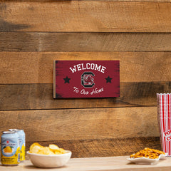 University of South Carolina Wood Wall Sign, 6x11, Collegiate, Home