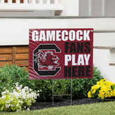 University of South Carolina Coroplast Yard Sign "Fans Play Here", Collegiate, Home