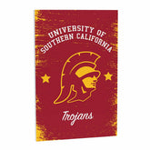 University of Southern California Wood Wall Sign, 16x24, Collegiate, Home