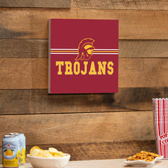 University of Southern California Wood Wall Sign, 12x12, Collegiate, Home