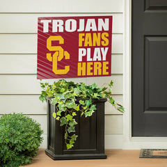 University of Southern California Coroplast Yard Sign "Fans Play Here", Collegiate, Home