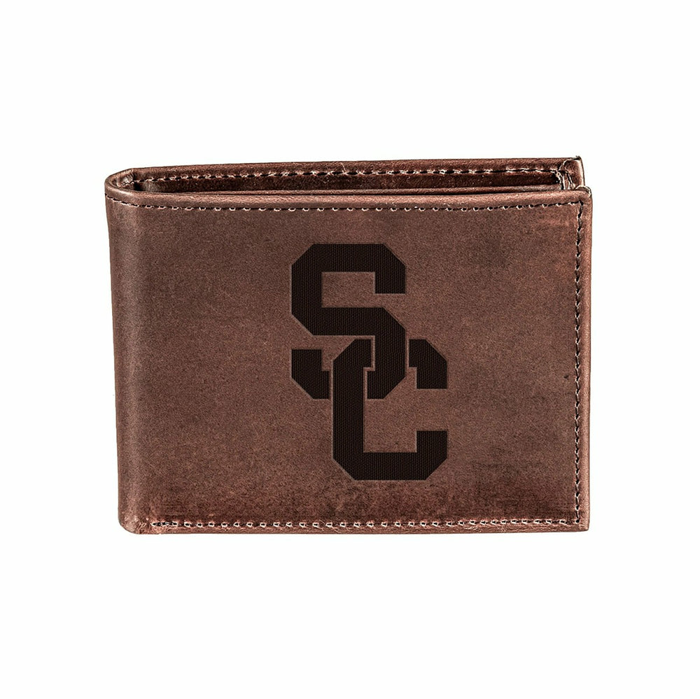 University of Southern California, Bi-Fold Wallet, Brown, CH, 100% Gen, Collegiate, Home