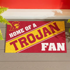University of Southern California, PVC Mat COLOR, Home of a Fan, Collegiate