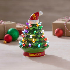 University of Southern California 8" LED Ceramic Christmas Tree, Collegiate, Home