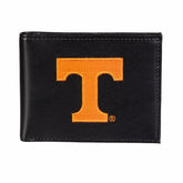 University of Tennessee Black Bi-Fold Embroidered Wallet w/ RFID Blocking, Collegiate, Home