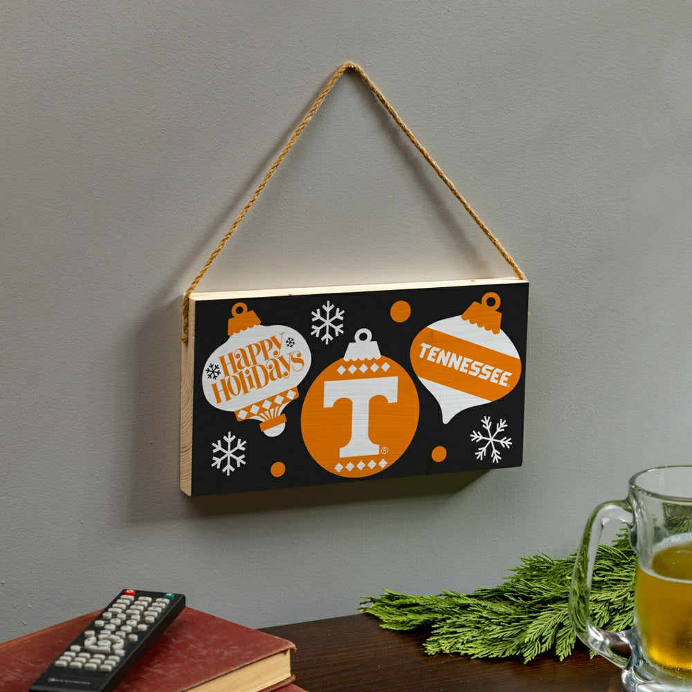University of Tennessee Holiday Wood Wall Sign, 6x11, Collegiate, Home
