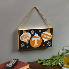University of Tennessee Holiday Wood Wall Sign, 6x11, Collegiate, Home