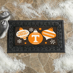 University of Tennessee Holiday Flocked Coir Sassafras Switch Mat, 22", Collegiate