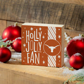University of Texas Block, Holiday, 6x6, Collegiate, Home