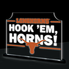 University of Texas College Rectangle Desklite LED Decor, Collegiate, Home