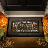 University of Texas Flocked Coir Halloween Sassafras Switch Mat, 22"x1, Collegiate