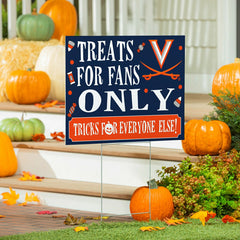 University of Virginia Yard Sign, Halloween Treats for Fans, Collegiate, Home