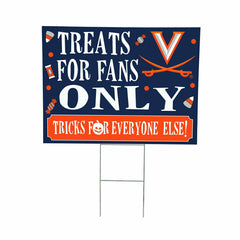 University of Virginia Yard Sign, Halloween Treats for Fans, Collegiate, Home