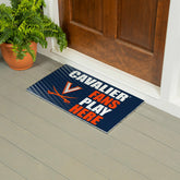 University of Virginia Fan Mat, 28"x16", Collegiate