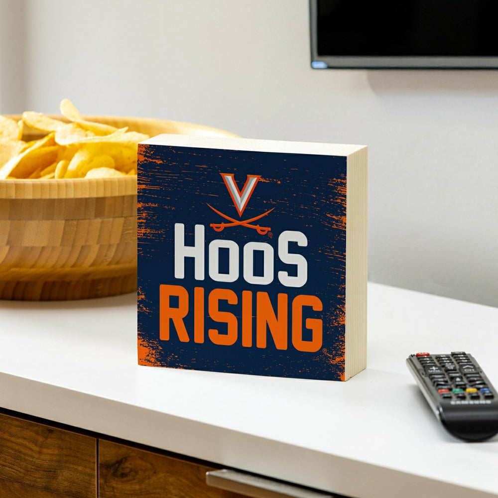 University of Virginia Plock, Down Home Fans, 6x6, Collegiate, Home
