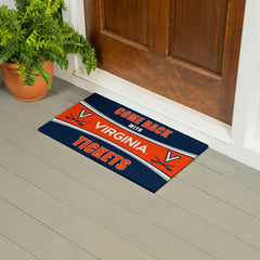28" x 16" PVC Trapper Mat, Come Back with Tickets, University of Virgi, Collegiate