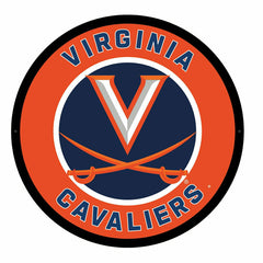 LED Wall Decor, Round, University of Virginia, Collegiate, Home