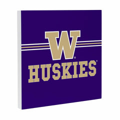 University of Washington Wood Wall Sign, 12x12, Collegiate, Home
